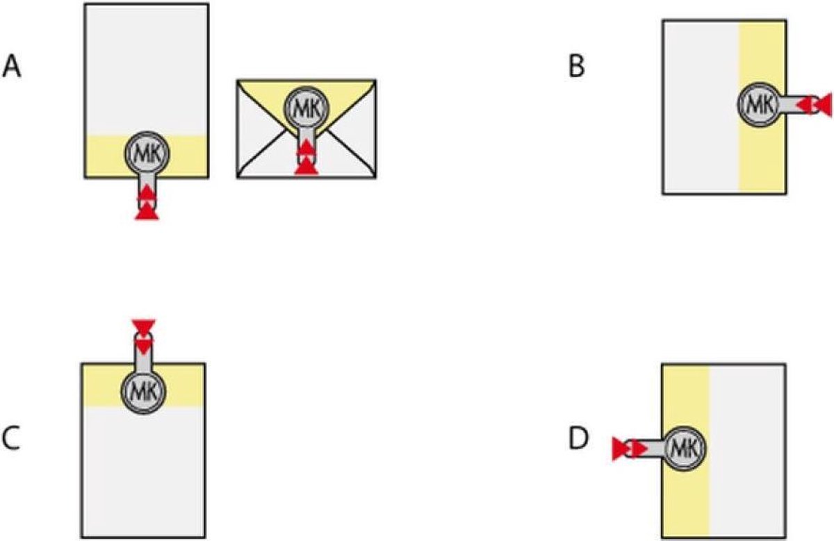 Posta G3 blinddrukstempel | Ø40mm